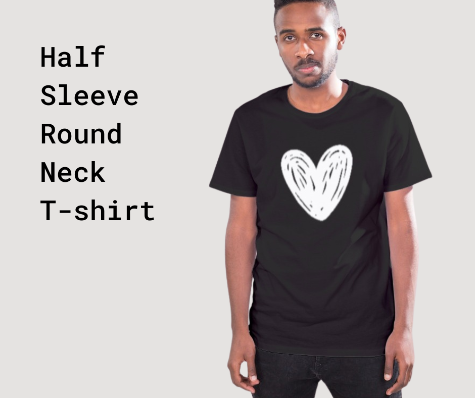 Men's Half Sleeve Round Neck T-shirt